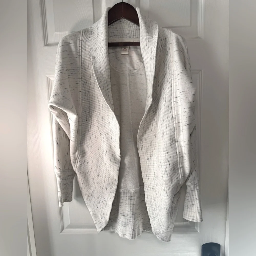 Sundance Sweater Cardigan Open Front Heather Cream Boho Causal Size Small Womens